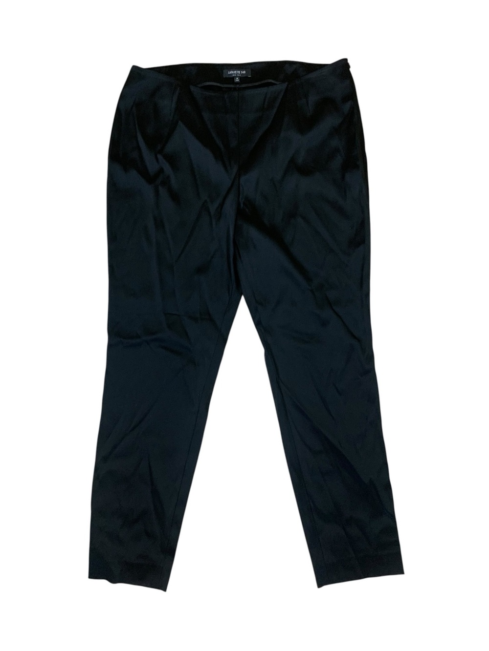 Lafayette 148 New York Black Dress Pants 14 NWT Straight Leg Luxury Trousers